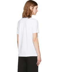 Acne Studios White Taline Face T Shirt