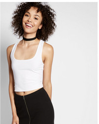 Express Abbreviated Square Scoop Neck Tank