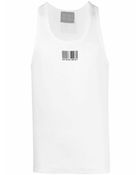 VTMNTS Barcode Print Tank Top