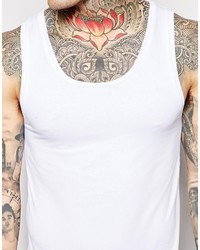 Asos Brand Extreme Fitted Fit Tank With Stretch