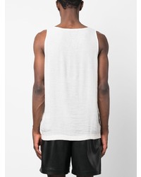 Our Legacy Crepe Texture U Neck Tank Top