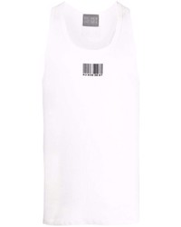 VTMNTS Graphic Print Scoop Neck Tank Top