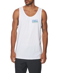 O'Neill Headquarters Cotton Graphic Tank In White At Nordstrom
