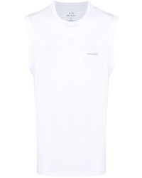 Armani Exchange Logo Print Sleeveless Vest