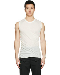 Rick Owens Off White Basic Tank Top