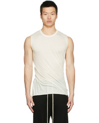 Rick Owens Off White Basic Tank Top