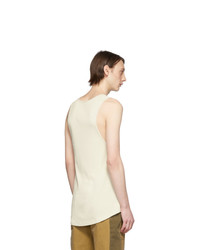 BILLY Off White Colton Undershirt Tank Top