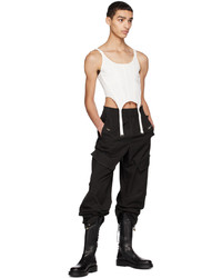 Dion Lee Off White Combat Corset Tank Top