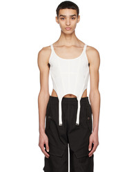 Dion Lee Off White Combat Corset Tank Top
