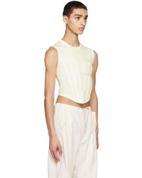 Dion Lee Off White Corset Tank Top