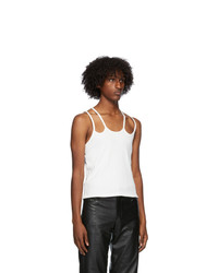 Dion Lee Off White Double Tank Top