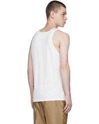 Tom Ford Off White Fluid Viscose Tank Top