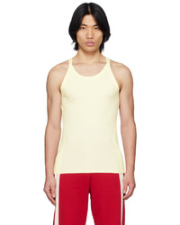 Wales Bonner Off White Groove Tank Top