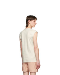 Second/Layer Off White Interlock T Shirt