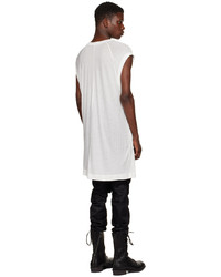 Julius Off White Relaxed T Shirt