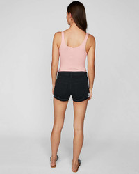Express One Eleven Ribbed Scoop Neck Tank