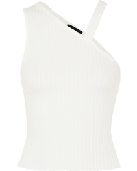 The Range One Shoulder Ribbed Stretch Jersey Top