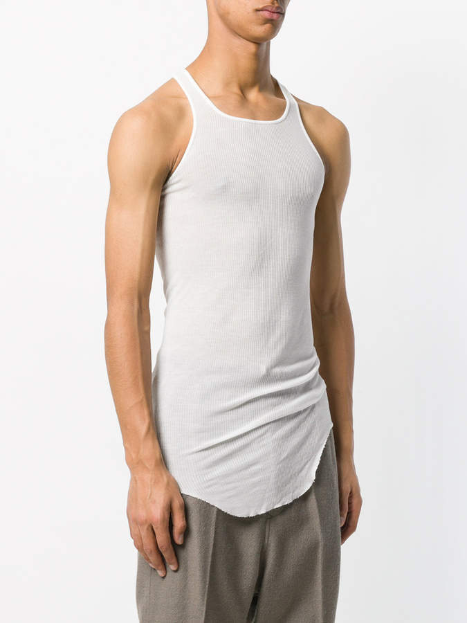 Rick Owens Ribbed Tank Top, $189 | farfetch.com | Lookastic