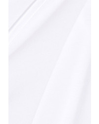 Hanro Satin Trimmed Mercerized Cotton Camisole White