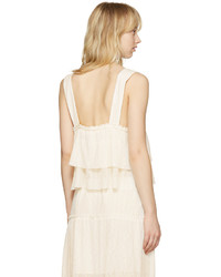 See by Chloe See By Chlo White V Neck Tank Top