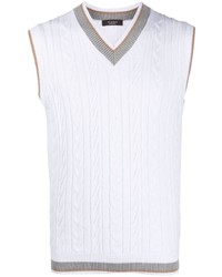 Peserico Sleeveless Cable Knit Vest