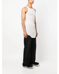 Rick Owens Sleeveless Curved Hem Tank Top