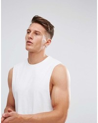 Asos Sleeveless T Shirt With Dropped Amrhole 2 Pack Save