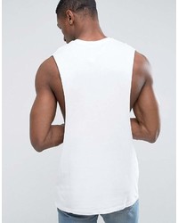 Asos Tall Longline Sleeveless T Shirt With Extreme Dropped Armhole