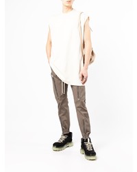 Rick Owens Tarp Crew Neck Sleeveless T Shirt