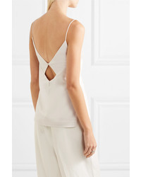 Dion Lee Tessellate Cutout Satin And Gros Camisole