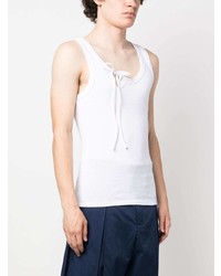 S.S.Daley Tie Fastening Strap Tank Top