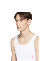 Hugo Two Pack White Slim Fit Tank Top