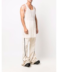 Rick Owens V Neck Sheer Vest