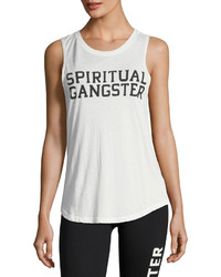 Spiritual Gangster Varsity Logo Sleeveless Muscle Tank