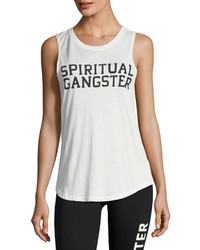 Spiritual Gangster Varsity Logo Sleeveless Muscle Tank