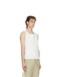 Bianca Saunders White Out Tank Top