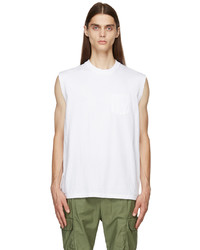 John Elliott White Rodeo Tank Top