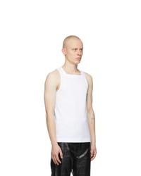 Givenchy White Square Tank Top