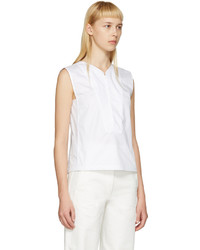 Lemaire White Twill Tank Top