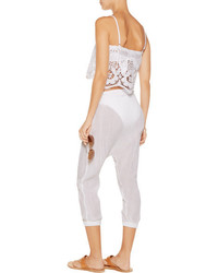 Miguelina Avery Cotton Gauze Tapered Pants