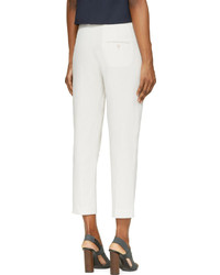 3.1 Phillip Lim Feather Cropped Tapered Trousers