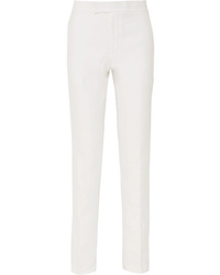 Helmut Lang Hemp And Cotton Blend Tapered Pants