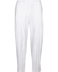 Maiyet Pleated Crepe Tapered Pants