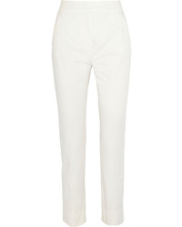 Valentino Stretch Cotton Twill Tapered Pants