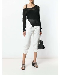 Ann Demeulemeester Tapered Leg Cropped Trousers