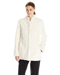 Ellen Tracy Outerwear Faux Fur Lady Coat