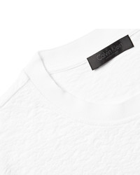 Calvin Klein Collection Nikola Textured Cotton Jersey T Shirt