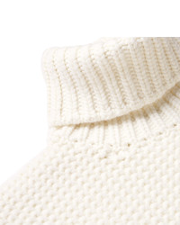 Tod's Textured Wool And Cashmere Blend Rollneck Sweater