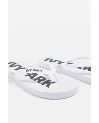 Ivy Park Logo Flip Flops