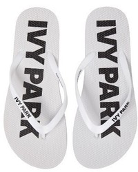 Ivy Park Logo Flip Flops